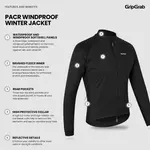 Куртка GripGrab Pacr Windproof Winter, черный - фото 7