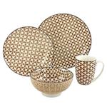 Комбинированный сервиз мандала (4 шт.) Creatable, мультколор - фото