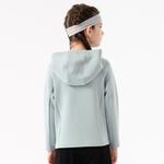 Детский свитшот Mizuno, серо-зеленый - фото 10