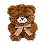 Плюшевый мишка с бантом 30см/40см TLXT, коричневый - фото