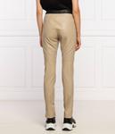 Брюки женские Marc Cain из экокожи с молниями, бежевый - фото 4