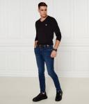 Лонгслив мужской Guess Jeans из органического хлопка, черный - фото 2