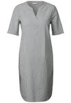Платье CECIL Seersucker, серый - фото