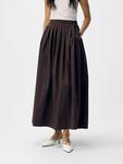 Юбка макси в цвете Seal Brown Object - фото 2