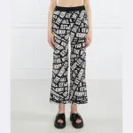 Шелковые брюки прямого кроя The Kooples, черный - фото