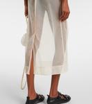 Платье миди из тюля Simone Rocha, кремовый - фото 6