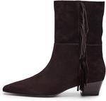 Ботинки Madewell Women's Lia Fringe Boots - Suede, Dark Carob - фото 4