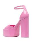 Paris Texas лакированные босоножки на платформе, розовый - фото 3