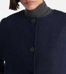 Укороченная джинсовая куртка Dev Fforme, индиго - фото 4