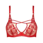 Кружевной бюстгальтер Ozella Agent Provocateur, красный - фото