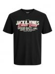 Футболка JACK & JONES PLUS, черный - фото
