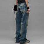 Джинсы с нашивкой Logo Patch R13, синий - фото 8