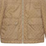 Куртка женская Gucci с карманами, коричневый - фото 6