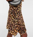 Мини-платье с анималистичным принтом Stella McCartney, Tortoise Shell - фото 6