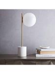 Настольная лампа Sphere + Stem West Elm, White - фото 2
