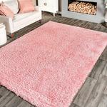 Ковер Airy Shag Gynel Cloudy Solid Nuloom, серебряный, 153x153 см - фото 9