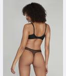 Трусы женские Agent Provocateur стринги полупрозрачные, черный - фото 3