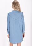 Платье-рубашка IZIA, светло-синий - фото 4