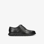 Zerøgrand кожаные оксфорды wingtip Cole Haan, черный - фото