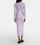 Прозрачная макси-юбка Wardrobe.NYC, Lilac - фото 3