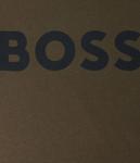 Лонгслив детский Boss Kidswear с логотипом бренда, зеленый - фото 3