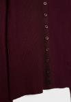 Кардиган Stradivarius WITH BUTTONS, Bordeaux - фото 6