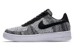 Кроссовки Nike Air Force 1 Flyknit 2 Black Pure Platinum - фото