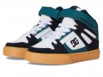 Кроссовки DC Kids Pure High-Top Ev, Black/Green/GumSee Less - фото