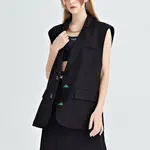 Жилет унисекс минеральный черный - KA02 Kappa - фото 4