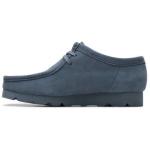 Clarks Ботинки Wallabee на щиколотку, унисекс, сине-серый - фото 3