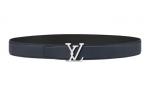Кожаный ремень унисекс LOUIS VUITTON, Синий - фото