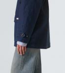 Хлопковая рубашка Marni, Light Navy - фото 6