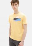 Футболка Tom Tailor, желтый - фото 2