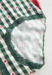 Брифы Next HIGH LEG TRIM FOUR PACK, Red Heart Green Check/Red - фото 7