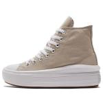 Кроссовки chuck taylor all star move platform high 'beach stone' Converse, серый - фото