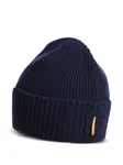 Шапка бини в рубчик с логотипом Parajumpers, синий - фото 2