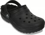 Сабо Crocs Classic на подкладке для малышей, черный - фото 6