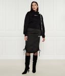 Юбка женская Karl Lagerfeld Jeans регулируемая со шнуровкой, черный - фото 2