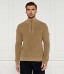 Свитер Joop! Jeans с молнией, бежевый - фото