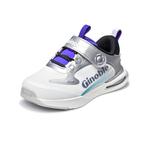 Обувь для малышей, кроссовки Ginoble, цвет White/Silver/Ice Blue/Black - фото