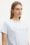 Хлопковая футболка Guess, синий - фото 4