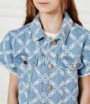 Джинсовая куртка Regular fit Michael Kors Kids, синий - фото 4