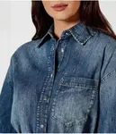 Джинсовое платье с поясом nele Joop! Jeans, синий - фото 4