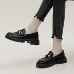 Лоферы женские черный Jnlvwa - фото 5