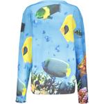 Принтованный свитшот MOSCHINO, синий - фото 3