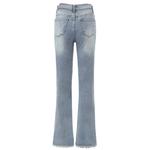 FLIM Узкие женские джинсы, Черный - фото 20