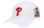 MLB Хлопковая бейсболка унисекс, White P Logo - фото 5