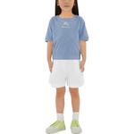 Футболка детская Burberry с логотипом, синий / серый - фото 3