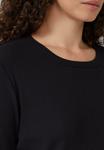 Топ QS LONGSLEEVE, Schwarz/Black - фото 3