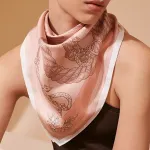 Шёлковый платок HERMES Мультиколор - фото 5